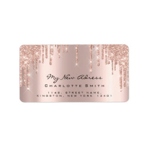 Nieuw Adress Bridal Roos Blush Sparkly Glitter RSV Etiket