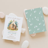 Nieuw Adventure Happy Couple Baby shower Invite Kaart