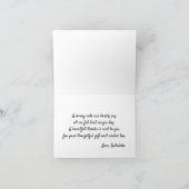 Nieuw Adventure Hot AIr Balloon Afstuderen Bedankkaart (Binnen)