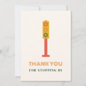 Nieuw Afstudeerder op het blok Afstuderen dank u Bedankkaart (Voorkant)