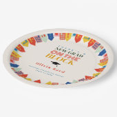 Nieuw Afstudeerder op het blok huizen Afstuderen Papieren Bordje (Gekanteld)