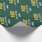 NIEUW AFSTUDEERDER van 2014 of eender welk jaars g Cadeaupapier (Hoek)