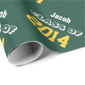 NIEUW AFSTUDEERDER van 2014 of eender welk jaars g Cadeaupapier (Rol Hoek)