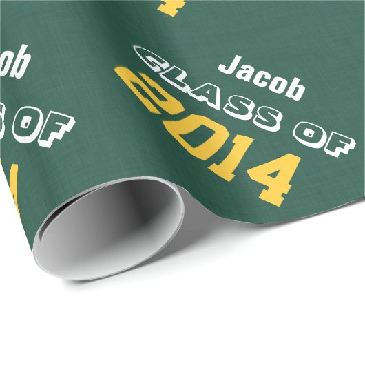 NIEUW AFSTUDEERDER van 2014 of eender welk jaars g Cadeaupapier (Rol Hoek)