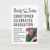 Nieuw Afstuderen - Afstuderen Kaart te personalise (Voorkant)