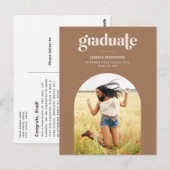 Nieuw Afstuderen Afstuderen Neutrals foto woestijn Briefkaart (Voorkant / Achterkant)