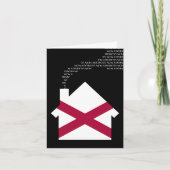 nieuw Alabama adres Feestdagen Kaart (Voorkant)