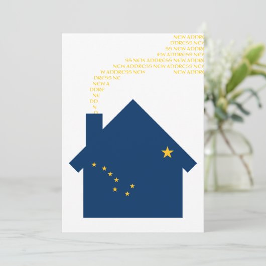 nieuw alaskadres aankondiging (Staand voorkant)