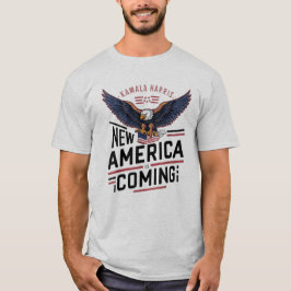 Nieuw-Amerika komt Kamala Harris 2024 President T-shirt