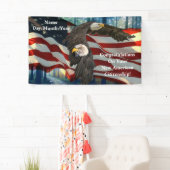 Nieuw Amerikaans staatsburgerschap gefeliciteerd Spandoek (Insitu)