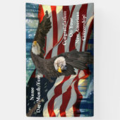 Nieuw Amerikaans staatsburgerschap gefeliciteerd Spandoek (Verticaal)