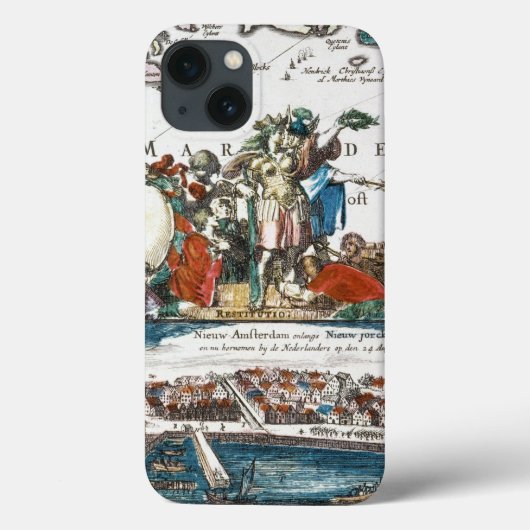 NIEUW AMSTERDAM, 1673 Case-Mate iPhone CASE (Achterkant)