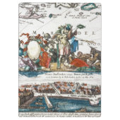 NIEUW AMSTERDAM, 1673 KLEMBORD (Achterkant)