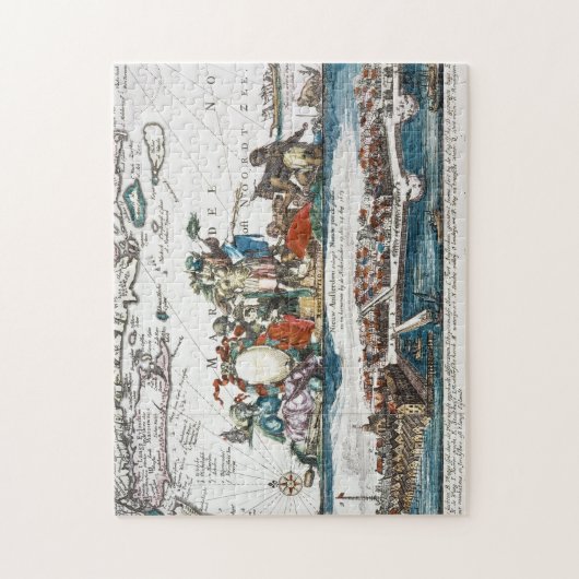 NIEUW AMSTERDAM, 1673 LEGPUZZEL (Verticaal)