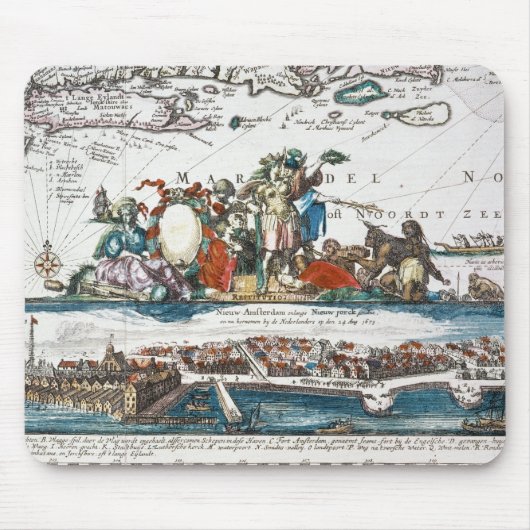 NIEUW AMSTERDAM, 1673 MUISMAT (Voorkant)
