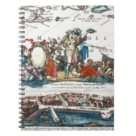 NIEUW AMSTERDAM, 1673 NOTITIEBOEK (Voorkant)