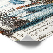 NIEUW AMSTERDAM, 1673 POSTER (Hoek)