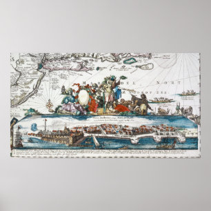 NIEUW AMSTERDAM, 1673 POSTER