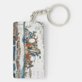 NIEUW AMSTERDAM, 1673 SLEUTELHANGER (achterkant)