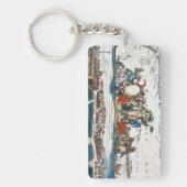 NIEUW AMSTERDAM, 1673 SLEUTELHANGER (Voorkant)