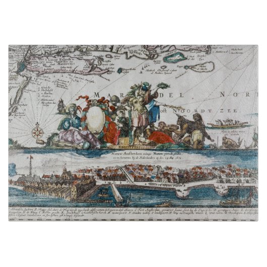 NIEUW AMSTERDAM, 1673 SNIJPLANK (Voorkant)
