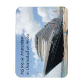 Nieuw-Amsterdam cruiseschip in het Caribisch gebie Magneet (Verticaal)