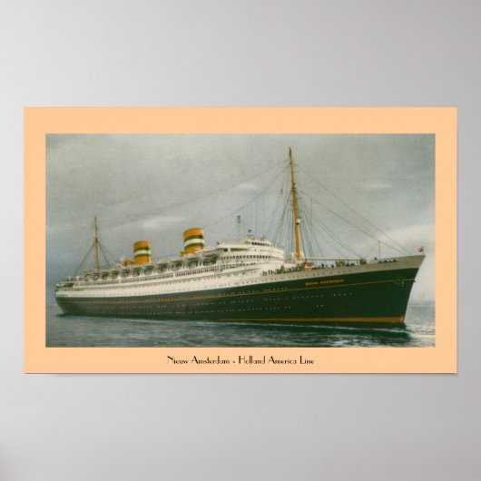 Nieuw Amsterdam - Holland America Line Poster (Voorkant)