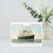 Nieuw Amsterdam van 1906 Briefkaart (Staand voorkant)