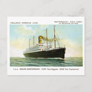 Nieuw Amsterdam van 1906 Briefkaart