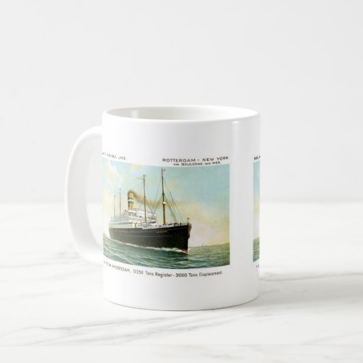 Nieuw Amsterdam van 1906 Koffiemok (Voorkant links)