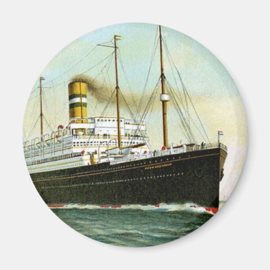 Nieuw Amsterdam van 1906 Magneet (Voorkant)
