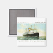 Nieuw Amsterdam van 1906 Magneet (Voorkant / Achterkant)