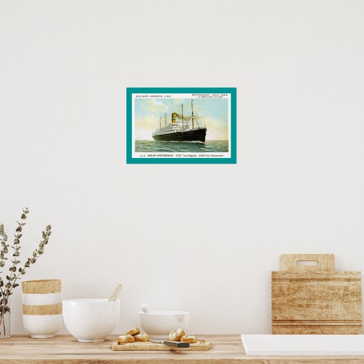 Nieuw Amsterdam van 1906 Poster (Keuken)