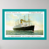 Nieuw Amsterdam van 1906 Poster (Voorkant)