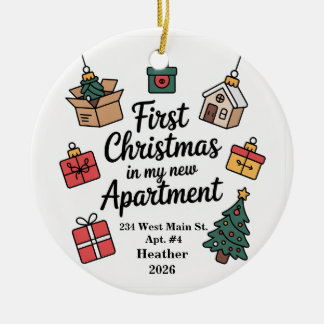 Nieuw appartement 2026 Kerst Ornament Inwoning