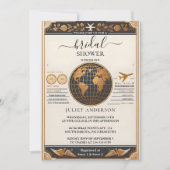 Nieuw Avanturenpas Instapkaart Bruidsmeisjesfeest Kaart (Voorkant)