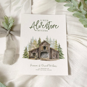 Nieuw avontuur begint Nieuwe Thuisbewegende Aankon Kaart