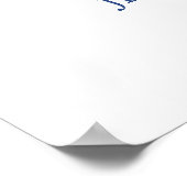 Nieuw avontuurlijk klein baby shower welkom bord poster (Hoek)