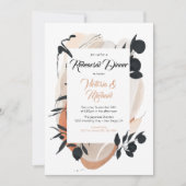 Nieuw Aziatisch Waterverf neutraal repetitiediner Kaart (Voorkant)