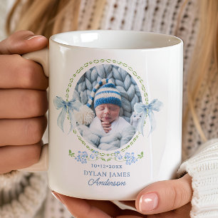 Nieuw Baby Aquarel Grandmillennial Strikjes Aanden Koffiemok