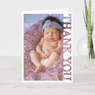 Nieuw Baby babyshower Fotolijstje Bedankt