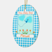 Nieuw Baby Boy Blue Vichi Ornament (Links)