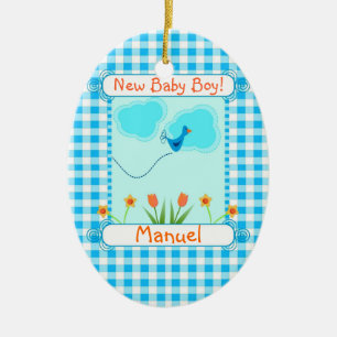 Nieuw Baby Boy Blue Vichi Ornament