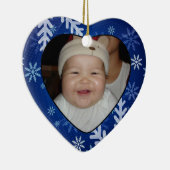 Nieuw Baby-fotocadeau Label & Ornament (Rechts)