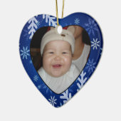 Nieuw Baby-fotocadeau Label & Ornament (Links)