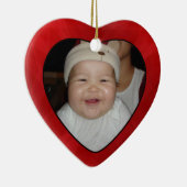 Nieuw Baby-fotocadeau Label & versiering Keramisch Ornament (Rechts)