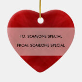 Nieuw Baby-fotocadeau Label & versiering Keramisch Ornament (Achterkant)