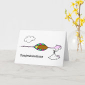 Nieuw Baby - Gelukwensen Kaart (Gele Bloem)