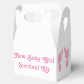 "Nieuw Baby Meisje" Survival Kit Bedankdoosjes (Geopend)