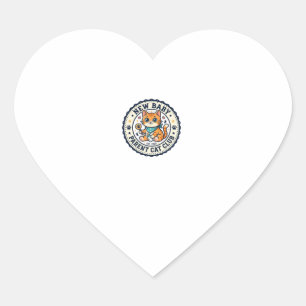 Nieuw Baby Ouder Kat Kat Moeder Cadeau Idee - Nieu Hart Sticker